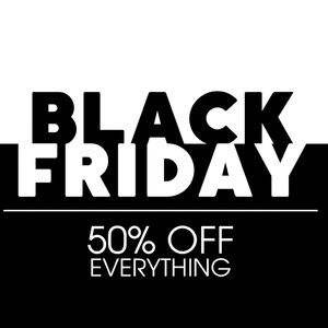 50% off EVERYTHING NOW THROUGH 10pm CST FRIDAY
